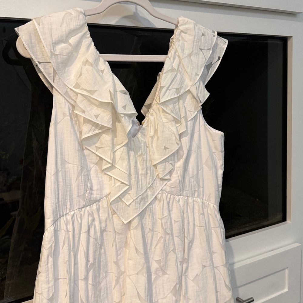 Lilly Pulitzer Ritamarie Ruffle Dress Resort White